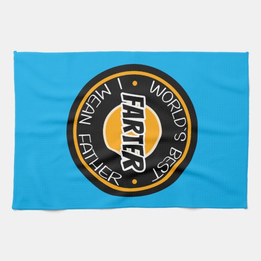 世界最高のの父を意味する キッチンタオル (横)