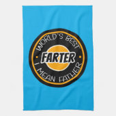 世界最高のの父を意味する キッチンタオル (縦)