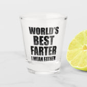 世界最高のの父を意味する ショットグラス (正面)