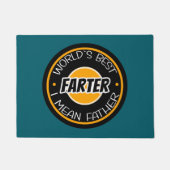 世界最高のの父を意味する ドアマット (正面)