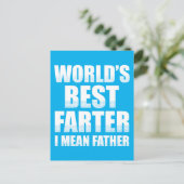 世界最高のの父を意味する ポストカード (スタンド正面)