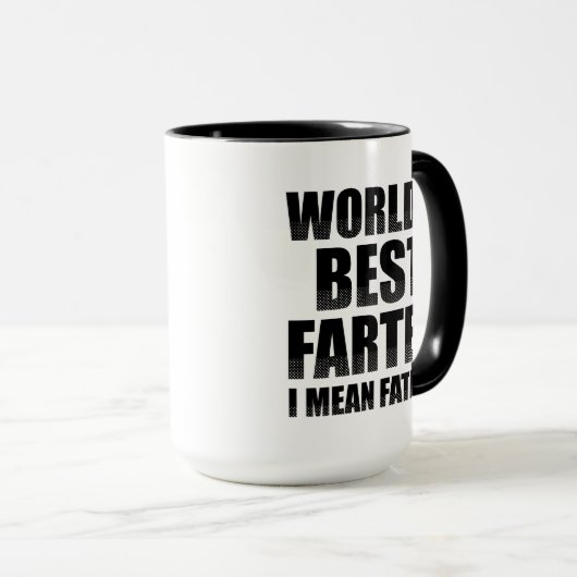 世界最高のの父を意味する マグカップ (正面右)