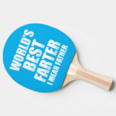 世界最高のの父を意味する 卓球ラケット (横)