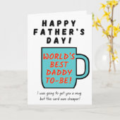 世界最高のの父日カード カード (黄色い花)