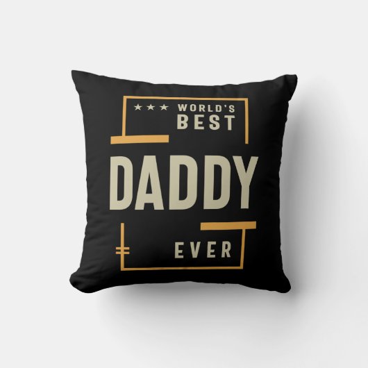 世界最高のの父親の日 クッション (正面)