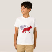 世界最高のの犬 Tシャツ (正面フル)