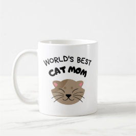 世界最高のの猫母 コーヒーマグカップ