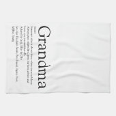 世界最高のの祖母の定義 キッチンタオル (横)