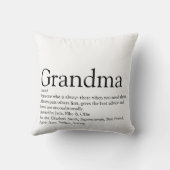 世界最高のの祖母の定義 クッション (裏面)