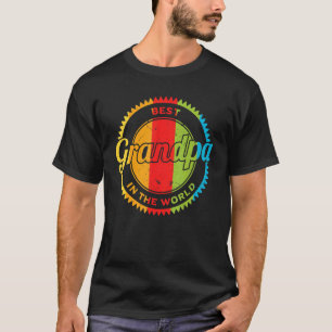 世界最高のの祖父のGrandpaでメンズおじいちゃん Tシャツ
