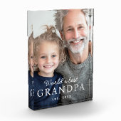 世界最高のの祖父最年長 フォトブロック (左)