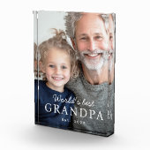 世界最高のの祖父最年長 フォトブロック (右)