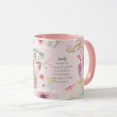 世界最高のの神母のマグカップパーソナライズされた詩 マグカップ (正面右)