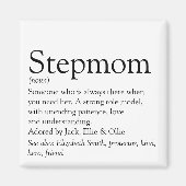 世界最高のの継母の定義 マグネット (正面)