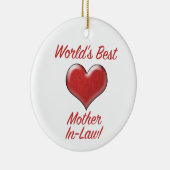 世界最高のの義母 セラミックオーナメント (右)