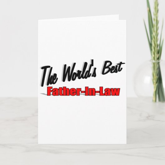 世界最高のの義父 カード (正面)