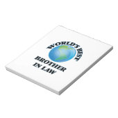 世界最高のの義理の兄弟 ノートパッド (回転)