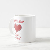 世界最高のの義理の姉 コーヒーマグカップ (正面左)