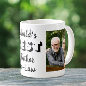 世界最高のの義理父の写真パーソナライズされた コーヒーマグカップ