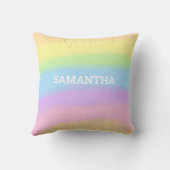 世界最高のの虹の色の名前におばあちゃん クッション (裏面)