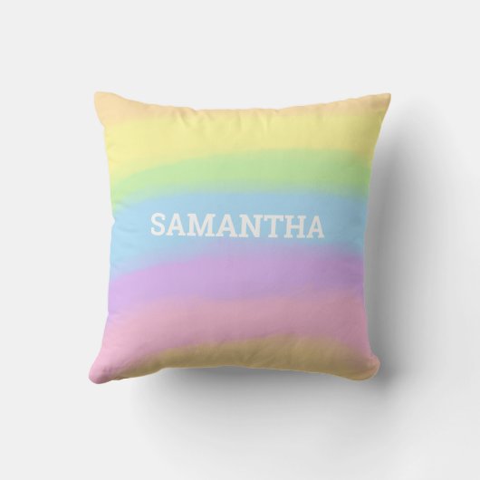 世界最高のの虹の色の名前におばあちゃん クッション (裏面)