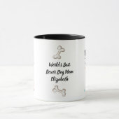 世界最高ののBEAGLE DOG MOMパーソナライズされたおもしろい マグカップ (中央)