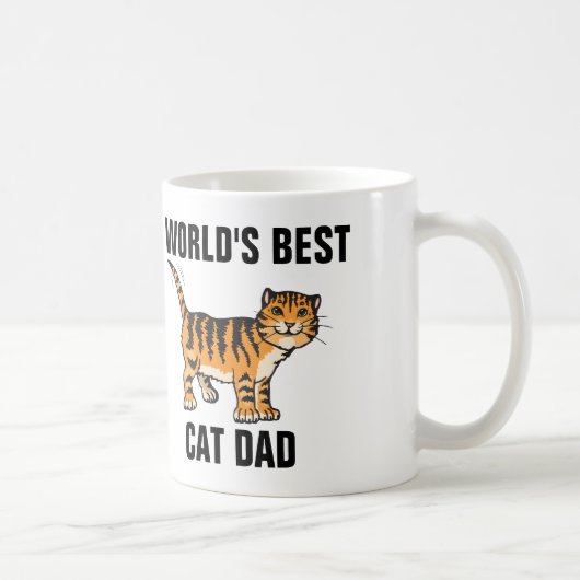 世界最高ののCATパパマグカップ コーヒーマグカップ (右)