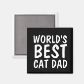 世界最高ののCATパパ冷蔵庫用マグネット マグネット (正面/裏面)