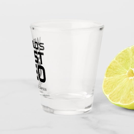 世界最高ののCEOパーソナライズされたのボス  ショットグラス (右)