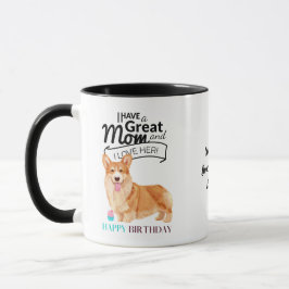 世界最高ののCORGI DOG MOM パーソナライズされた マグカップ