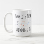 『世界最高ののDJ結婚』 コーヒーマグカップ (左)