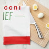 世界最高ののGnochi Chef パーソナライズされた - キッチンタオル (四つ折り)