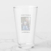 世界最高ののGrandpaカスタム写真パーソナライズされた タンブラーグラス (裏面)