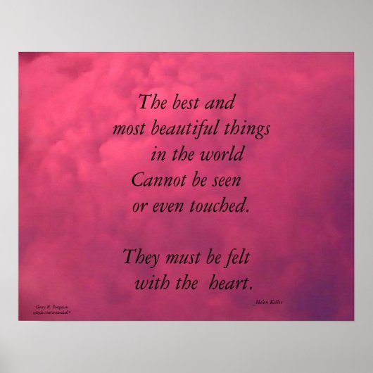 世界最高ののHELEN KELLERポスター ポスター (正面)