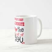 世界最高ののROOMMATE – 愛のMUG コーヒーマグカップ (正面右)