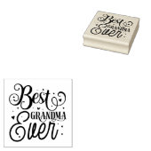 世界最高のばあちゃん ラバースタンプ (押印)