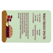 世界最高のアップルパイレシピ マグネット (横)