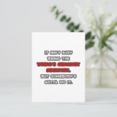 世界最高のアーチビストのジョーク ポストカード (スタンド正面)