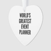 世界最高のイベントプランナー オーナメント (正面)
