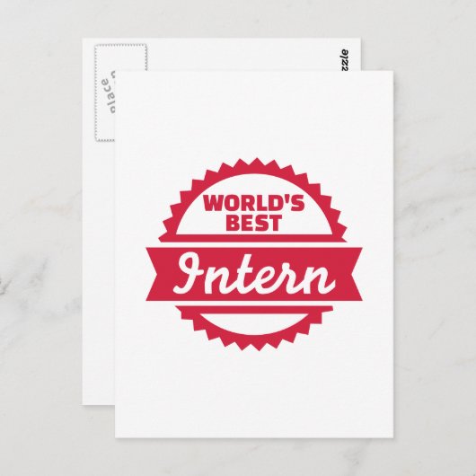 世界最高のインターン ポストカード (正面/裏面)