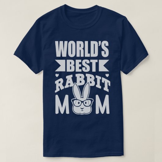 世界最高のウサギ母2 Tシャツ (デザイン正面)