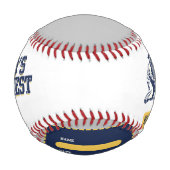 世界最高のギフトパパカスタム 野球ボール (正面)