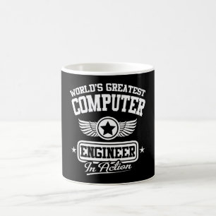 世界最高のコンピューター技術者が活動中 コーヒーマグカップ