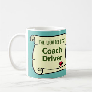 世界最高のコーチの運転手。 コーヒーマグカップ