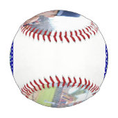 世界最高のコーチカスタム家族の写真 野球ボール (裏面)