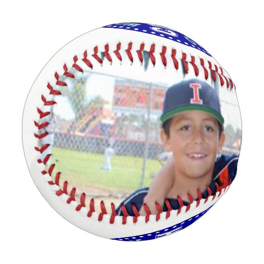 世界最高のコーチカスタム家族の写真 野球ボール (正面左)