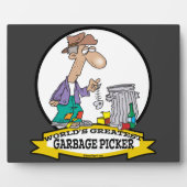 世界最高のゴミ拾い漫画 フォトプラーク (正面)