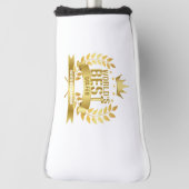 世界最高のゴルファー ゴールド 5スター ゴルフヘッドカバー (回転90)