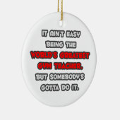 世界最高のジム先生ジョーク セラミックオーナメント (右)