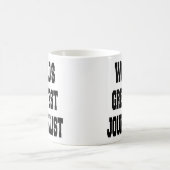 世界最高のジャーナリスト コーヒーマグカップ (中央)
